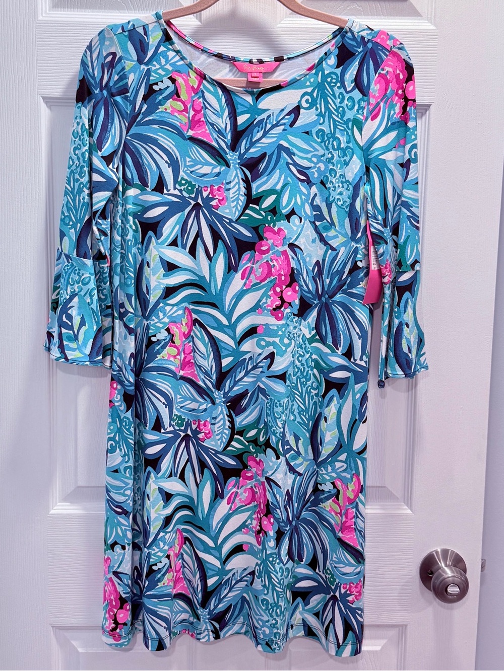 NWOT Lilly Pulitzer Ophelia Dress Hype It Up Tropical Print